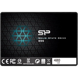 Silicon Power Slim S55 2.5" 480GB Sata Iii 3D TLC Internal Solid State Drive (SSD) Sp480gbss3s55s25ae