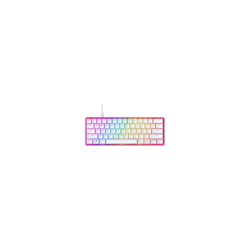 HyperX Alloy Origins 60 - Mechanical Gaming Keyboard - Ultra Compact 60% Form Factor - Linear Red Switch - Double Shot PBT Keycaps - RGB Led Backlit - Ngenuity Software Compatible - Pink