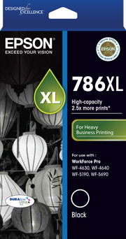 Epson DURABrite Ultra 786XL Original High Yield Inkjet Ink Cartridge - Black Pack