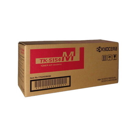 Kyocera TK-5154M Original Laser Toner Cartridge - Magenta Pack