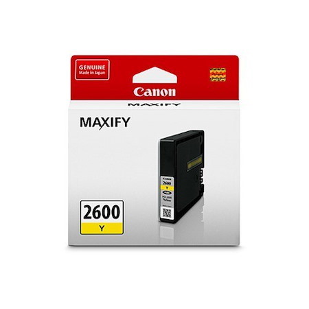 Canon PGI2600Y Original Inkjet Ink Cartridge - Yellow Pack