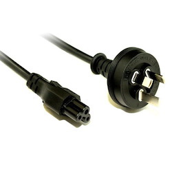 4Cabling Iec C5 Clover Leaf Style Appliance Power Cable Black 10M