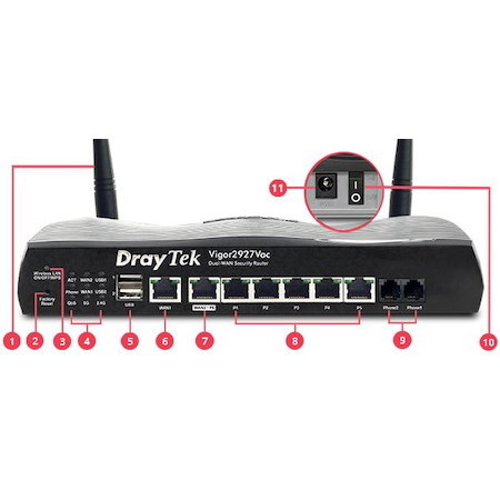 Draytek 2927ax Broadband Router
