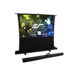 Elite Screens 110 Portable 169 Pull-Up Projector Screen Tab Tension Compatibile With Ust