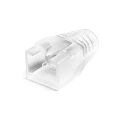 ServerEdge RJ45 Cat6A Clear Strain Relief Boot(7Mm Od): Bag Of 10