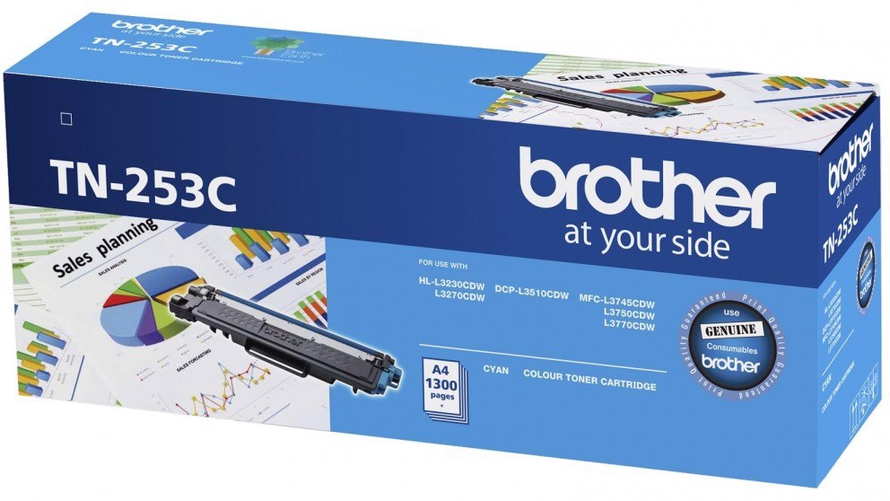 Brother TN253 Cyan Toner Cart