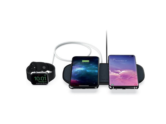 mophie-Dual Wireless Charging pad-Black-AU