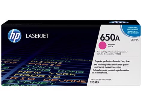 HP 650A Original Laser Toner Cartridge - Magenta - 1 Each