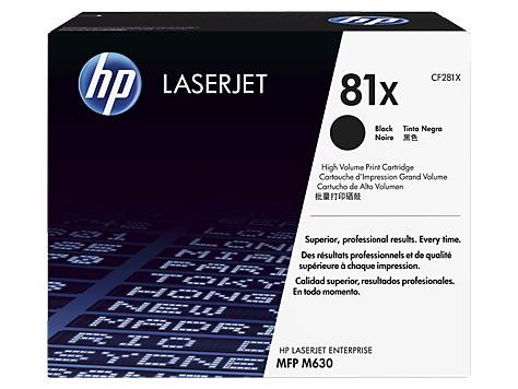 HP 81X Original High Yield Laser Toner Cartridge - Single Pack - Black - 1 Each