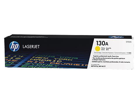 HP 130A Original Laser Toner Cartridge - Yellow Pack