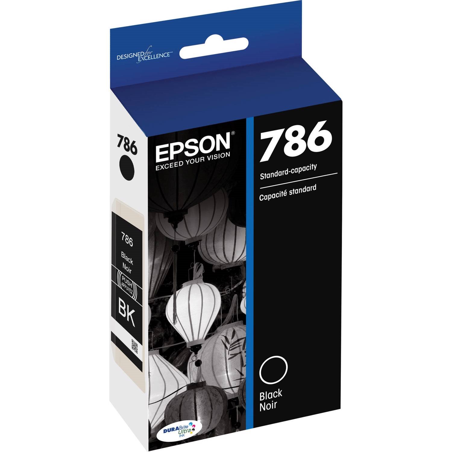 Epson DURABrite Ultra 786 Original Standard Yield Inkjet Ink Cartridge - Black Pack