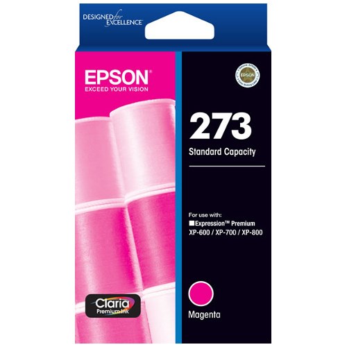 Epson Claria 273 Original Standard Yield Inkjet Ink Cartridge - Magenta - 1 Pack