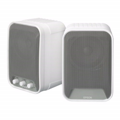 Epson ELP-SP02 2.0 Speaker System - 30 W RMS - White, Grey