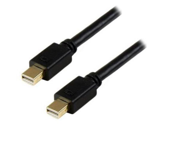 4Cabling 2M Mini DisplayPort Male To Mini DisplayPort Male V:1.2 Cable: Black