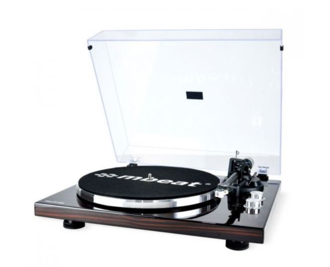 Mbeat® PT-18K Bluetooth Turntable Player (MMC, Usb, Anti-Skating, Preamplifier)