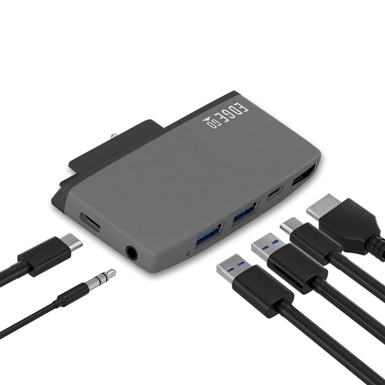 mBeat Edge Go Multifunction Usb- C Hub For Microsoft Surface Go （ Usb 3.0 Data X 2, Usb-C Data X 1, Hdmi, 3.5MM Audio, Usb-C PD Pass Through Charge)