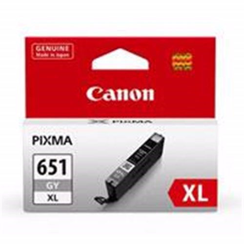 Canon CLI-651XLGY Original Extra High Yield Inkjet Ink Cartridge - Grey Pack