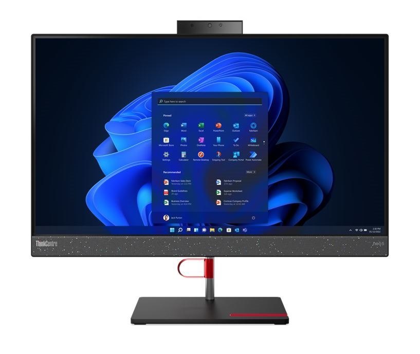 Lenovo ThinkCentre neo 50a 24 12B60000AU All-in-One Computer - Intel Core i5 12th Gen i5-12500H - 8 GB - 256 GB SSD - 23.8" Full HD - Desktop - Raven Black