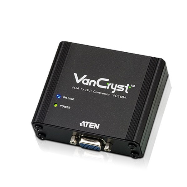 Aten Vga To Dvi Converter (Vga In, Dvi-D Out) 1600X1200