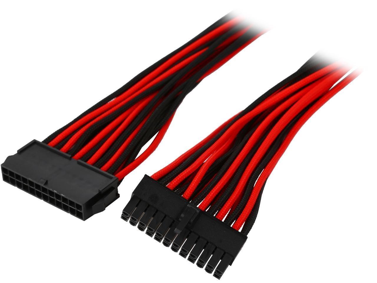 Phanteks PH-CB24P_BR 24 Pin M/B Premium Sleeved Extension Cable