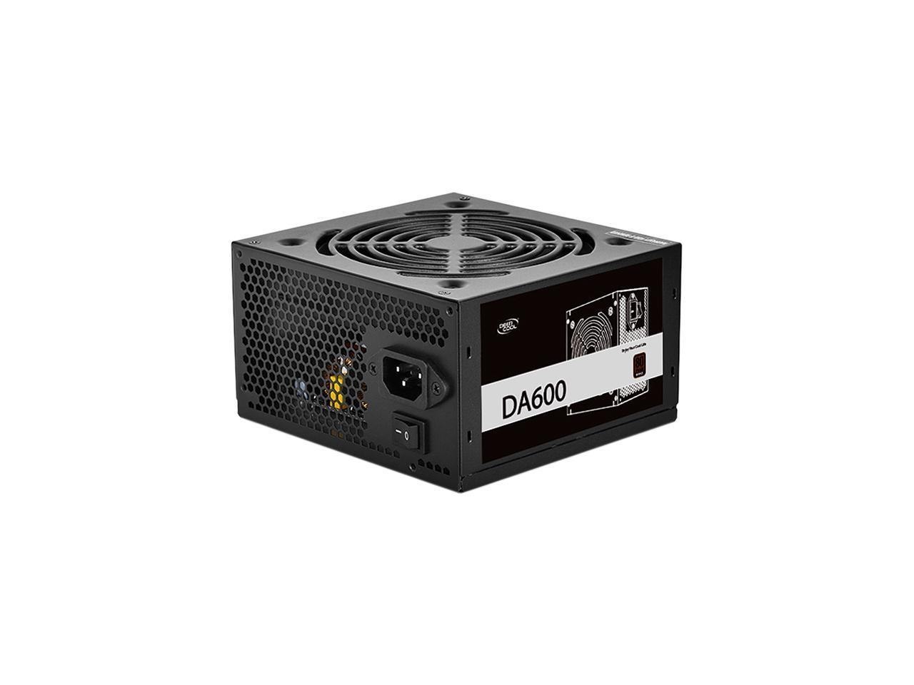 Deepcool Da600 600 W Atx12v / Eps12v 80 Plus Bronze Certified Non-Modular Active PFC PFC Power Supply