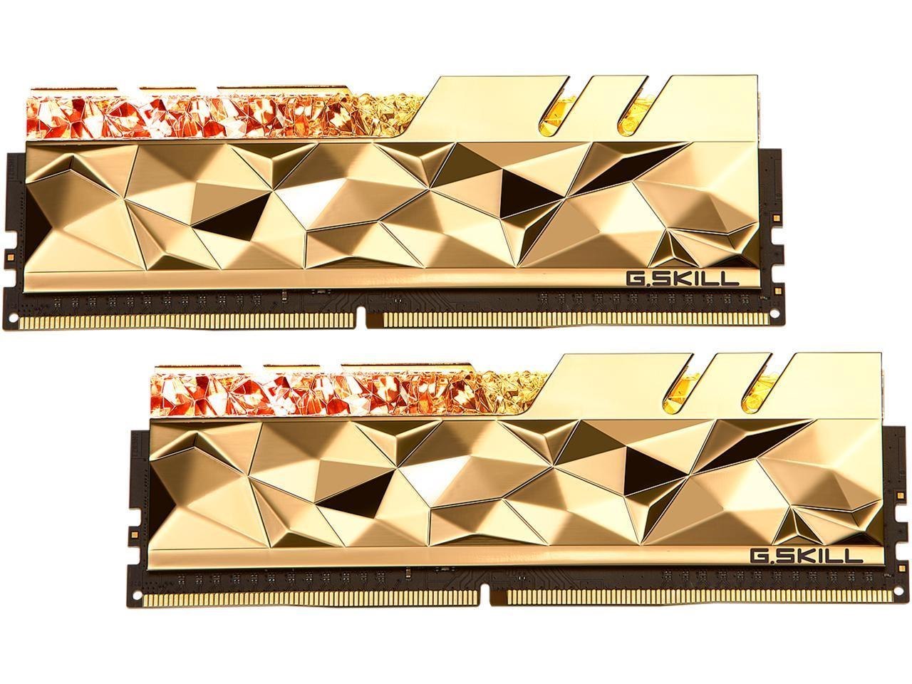 G.Skill Trident Z Royal Elite Series 64GB (2 X 32GB) DDR4 4000 (PC4 32000) Desktop Memory Model F4-4000C18d-64Gteg