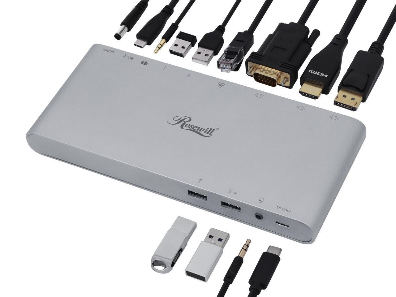 Rosewill 12-Port Laptop Docking Station