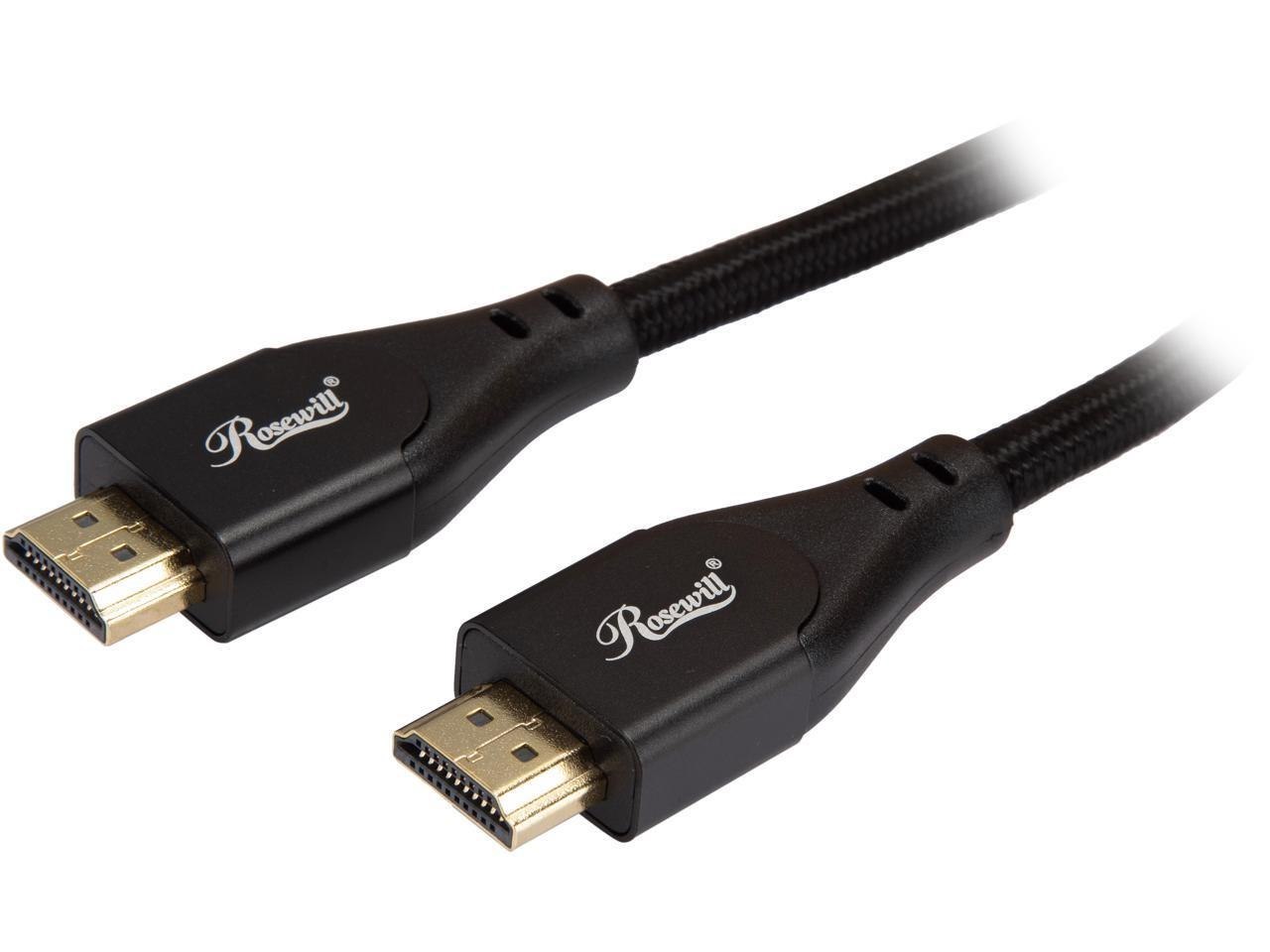 Rosewill RCHD-20006 Braided Hdmi 2.0 Cable