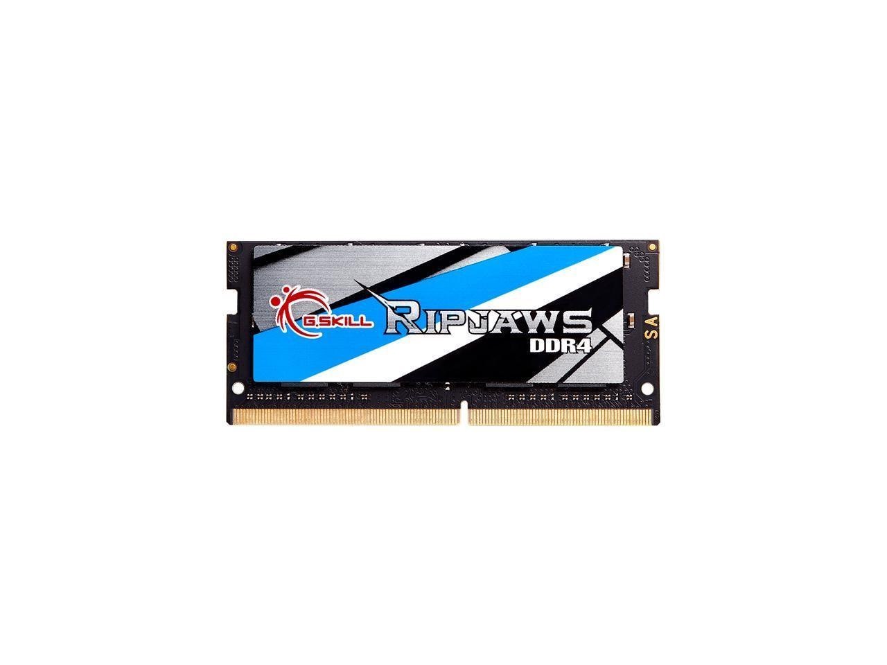 G.Skill Ripjaws Series 8GB 260-Pin DDR4 So-Dimm DDR4 3200 (PC4 25600) Laptop Memory Model F4-3200C22S-8GRS