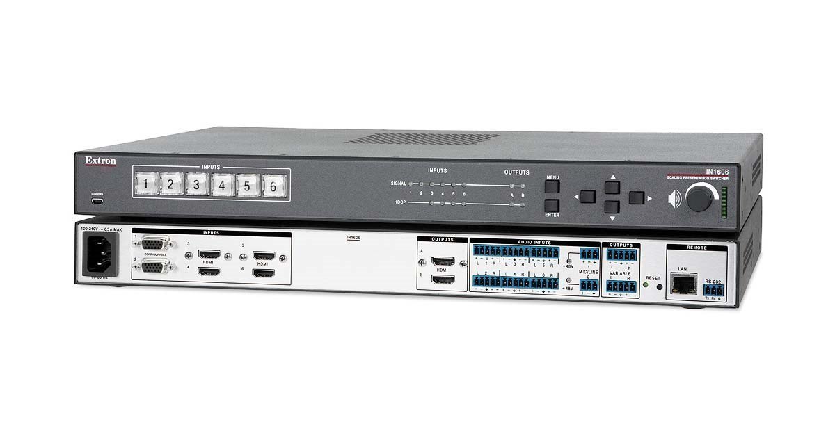 Extron IN1604 - 4 Input HDCP Scaling Switcher