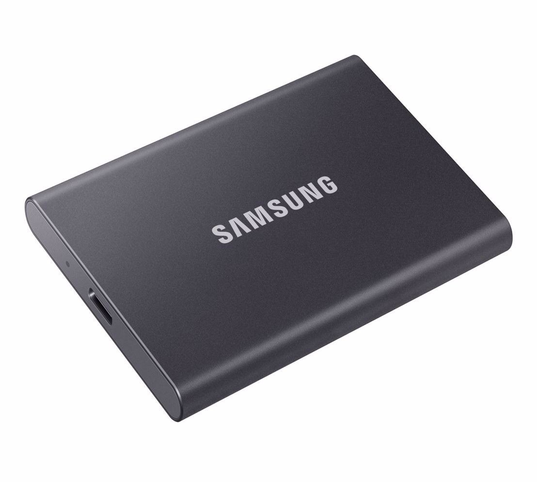 Samsung T7 2TB Portable Usb-C SSD, Up To 1050MBs R/W, Gray, Usb-C, 3YR WTY