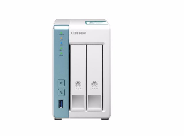 Qnap 2-Bay Nas (No Disk), Alpine QC 1.7GHz, 1GB, GbE(2), Usb, TWR, 2YR WTY