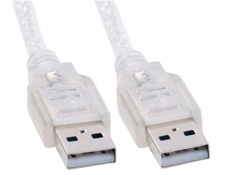 Astrotek Usb 2.0 Cable 2M - Type A Male To Type A Male Transparent Colour RoHS