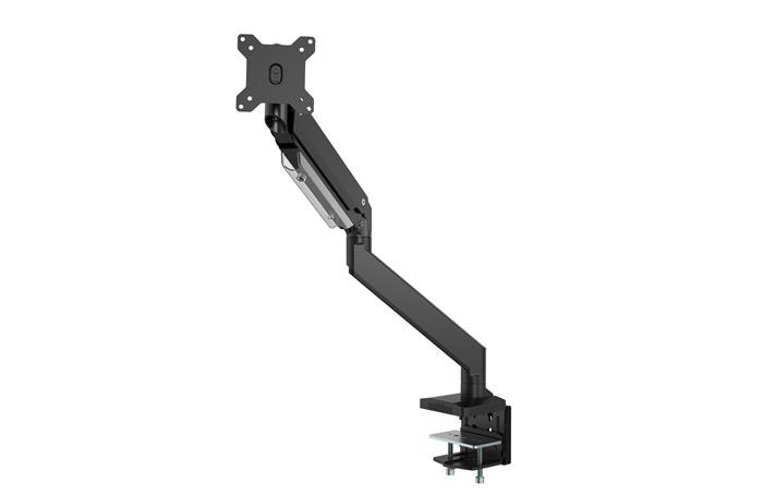 Brateck Single Monitor Heavy-Duty Gas Spring Aluminum Monitor Arm Fit Most 17'-35' Monitor Up To15kg Per Screen