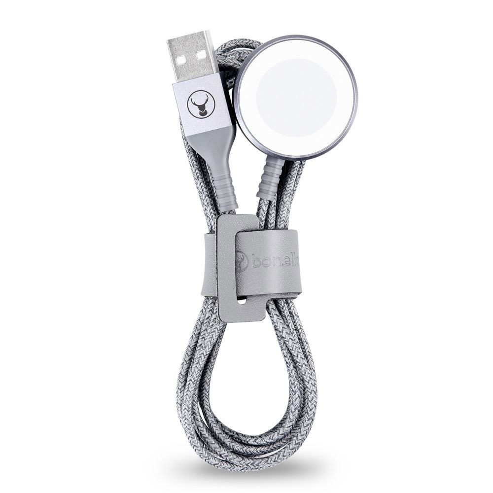 Bonelk Apple Watch Charging Cable (2m) (Silver)