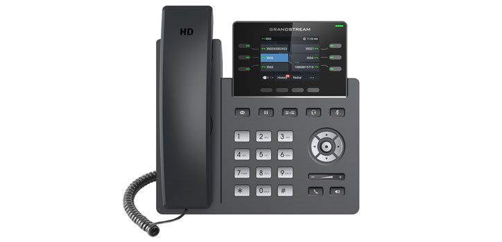 Grandstream GRP2613 HD Ip Phone 2.8"" Colour Screen 6-Line PoE