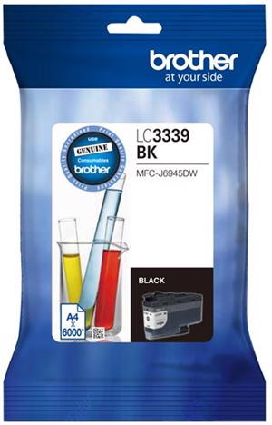 Brother LC3339XLBK Original High Yield Inkjet Ink Cartridge - Black Pack