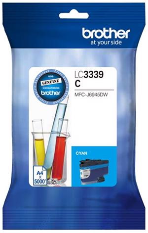 Brother LC3339XLC Original High Yield Inkjet Ink Cartridge - Cyan Pack