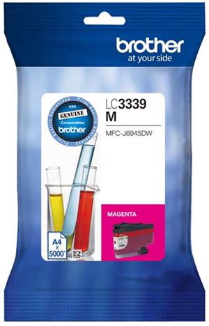 Brother LC3339XLM Original High Yield Inkjet Ink Cartridge - Magenta Pack