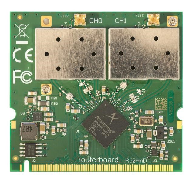 MikroTik 802.11N High Power Dual Band MiniPCI Card