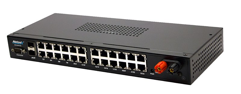 Netonix 24 Port Manged DC Poe Switch 2 SFP Uplink Ports