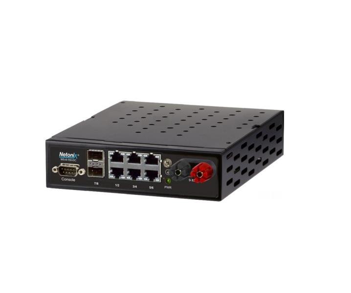 Netonix 6 Port 2 SFP DC Power Managed PoE Switch