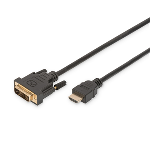 Digitus Hdmi Adapter Cable, Type A-Dvi(18+1), M/M, 2.0M, Full HD,