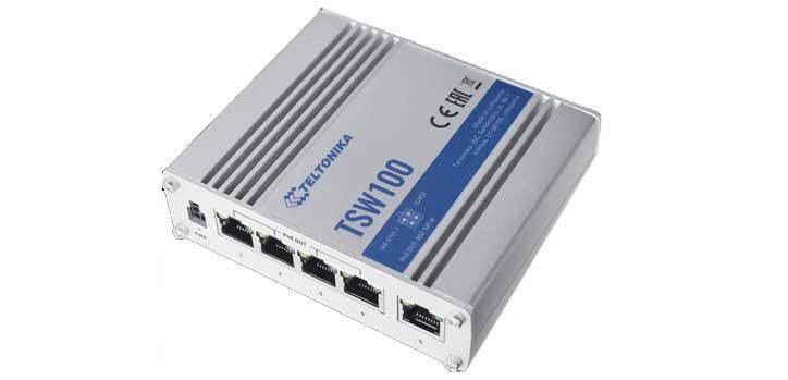 Teltonika Unmanaged Industrial Af/At PoE Ethernet Switch