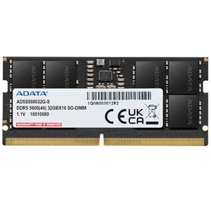 Adata 32GB DDR5-5600 2048X8 Sodimm Lifetime WTY