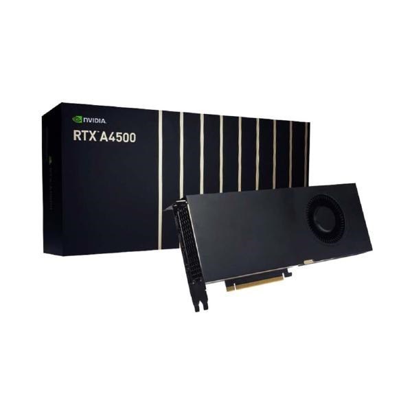 Nvidia RTX A4500, 20GB, GDDR6 320-Bit, 640GB/S, Pcie 4.0 X16, Dual Slot, 4X Displayport 1.