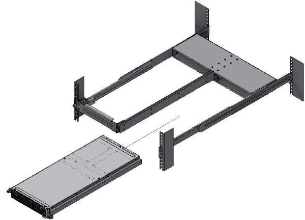 Nvidia 19" Racks Fixed Mounting-Kit, For SN2100, SN2010 System, Rack Size 600-800MM