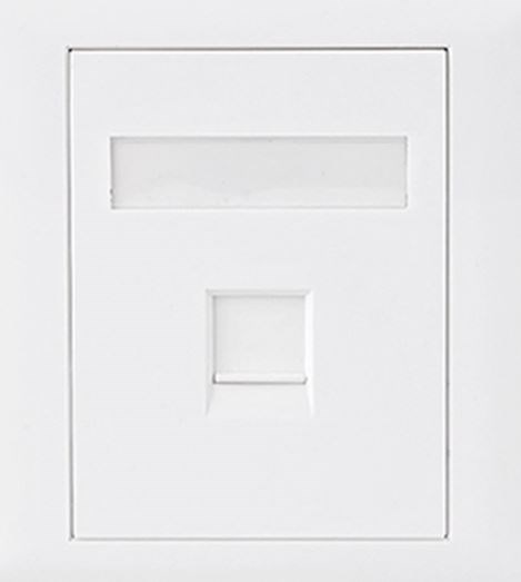 Astrotek Cat6 RJ45 Network Wall Face Plate Outlets 86X86MM 1 Port Socket Kit