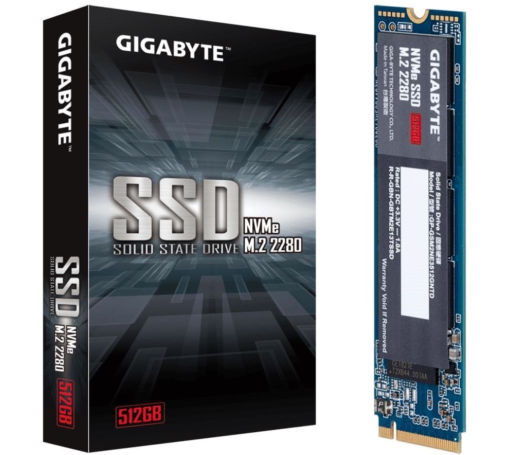 Gigabyte M.2 PCIe NVMe SSD 512GB V2 1700/1550 MB/s 270K/340K Iops 2280 80MM 1.5M HRS MTBF HMB Trim Smart Solid State Drive 5YRS