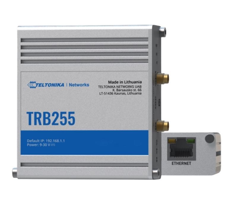 Teltonika TRB255 - Industrial Gateway Equipped With A Number Of Input/Output, Serial, Ethernet Ports And Lpwan Modem